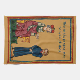 Paño De Cocina La manera apropiada de lavar platos