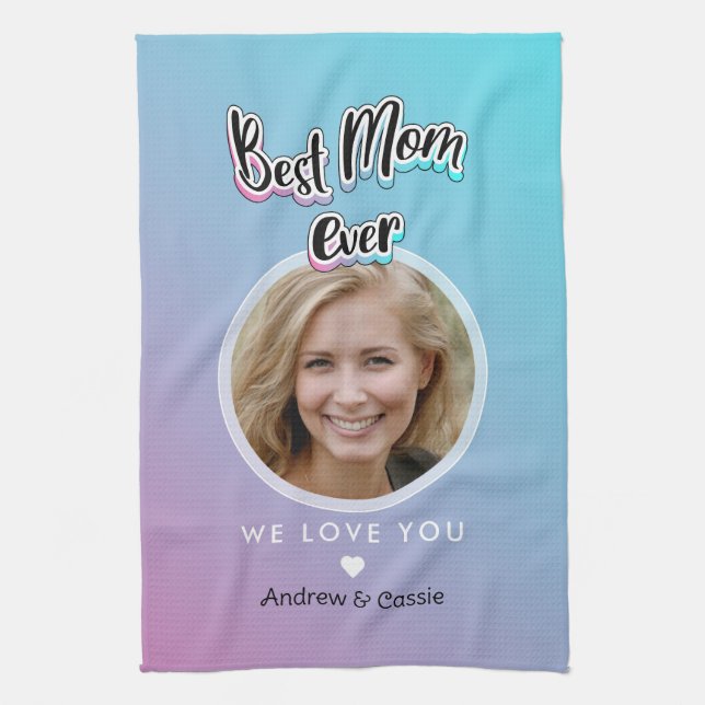 Paño De Cocina La mejor madre de todos los tiempos (Vertical)