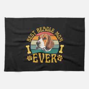 Paño De Cocina La Mejor Mamá Beagle de Todos los Tiempos, Perro B