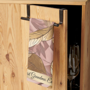 Paño De Cocina La moderna colección de Rubor Pink Gold Boho Lees