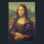 Paño De Cocina La Mona Lisa de Leonardo da Vinci<br><div class="desc">La Mona Lisa de Leonardo da Vinci es un retrato de la mitad-longitud de una mujer que se ha aclamado como "el más conocida, haber visitado, escrito alrededor, cantada alrededor, la obra de arte parodiada del mundo" La pintura, probablemente un retrato de Lisa Gherardini, la esposa de Francisco del Giocondo,...</div>