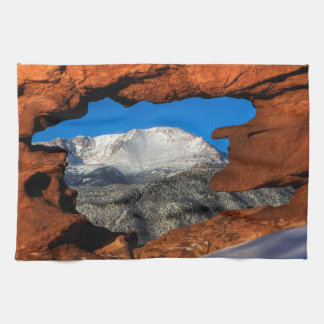 Paño De Cocina La montaña de Estados Unidos enmarcada por Sandsto