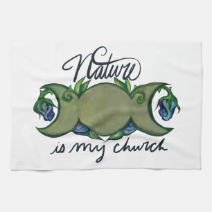 Paño De Cocina La naturaleza es mi iglesia