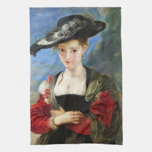 Paño De Cocina La obra maestra del Gorra de la paja Peter Paul Ru