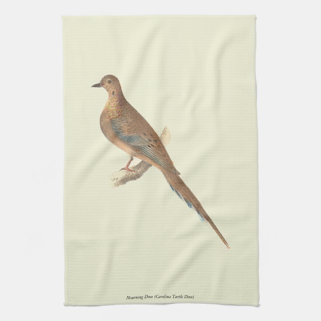 Paño De Cocina La paloma de luto (estufa de tortuga de Carolina)  (Vertical)