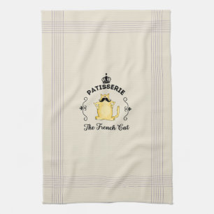 Paño De Cocina La pastelería "El gato francés"