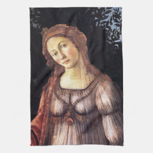 Paño De Cocina La Primavera en detalle por Sandro Botticelli