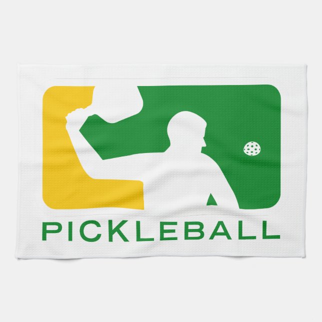 Paño De Cocina La "primera división Pickleball" se divierte la (Horizontal)