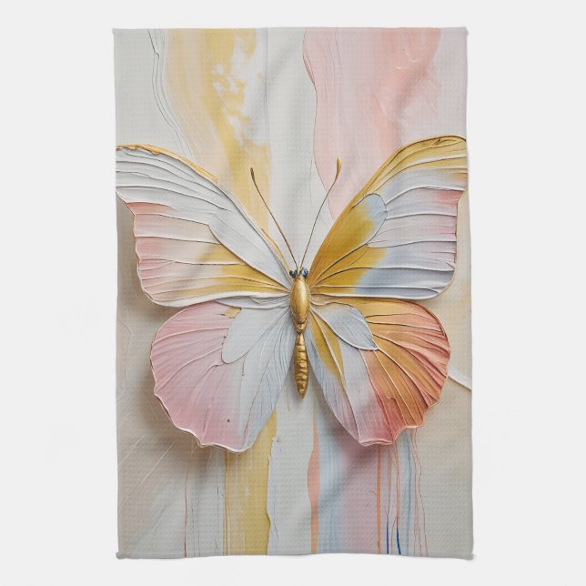 Paño De Cocina La primera luz del monarca (Vertical)