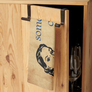 Paño De Cocina La princesa de SlipperyJoe aplaude caminar diverti