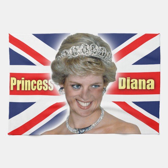 Paño De Cocina ¡La princesa Diana Stunning! (Horizontal)