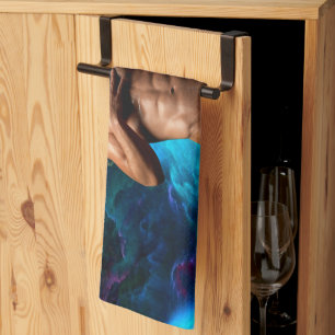 Paño De Cocina La ropa interior de SlipperyJoe's Man bulge azul m