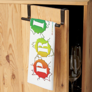 Paño De Cocina La señal de orgullo de colores arcoíris de Slipper