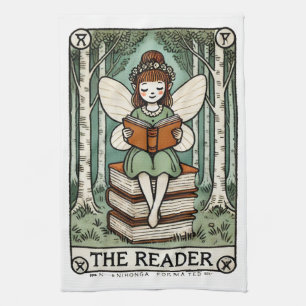 Paño De Cocina La tarjeta de lector Fairy Tarot