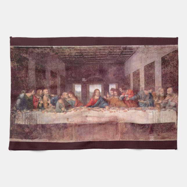 Paño De Cocina La última cena de Leonardo da Vinci (Horizontal)