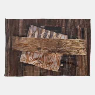 Paño De Cocina La ventana de la vieja casa de madera