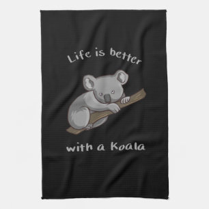 Paño De Cocina La Vida Es Mejor Con Koala