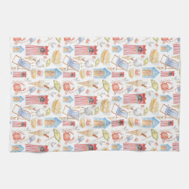 Paño De Cocina La vida es un teatowel de la playa