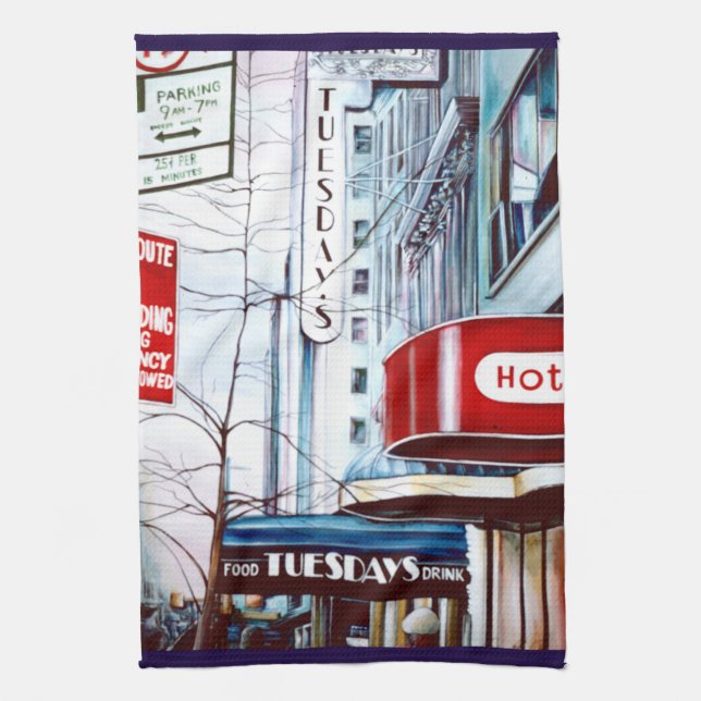 Paño De Cocina La víspera del martes gordo (Vertical)