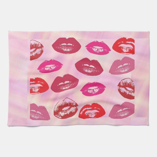 Paño De Cocina Labios (Horizontal)