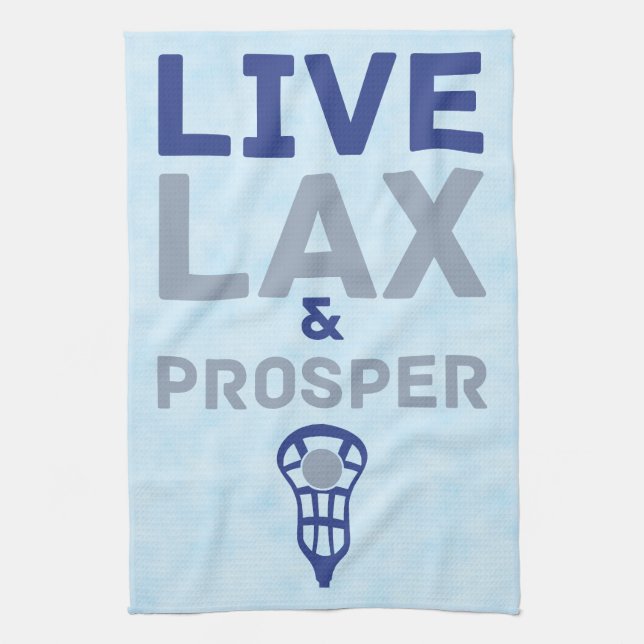 Paño De Cocina Lacrosse Live LAX y Prosper (Vertical)