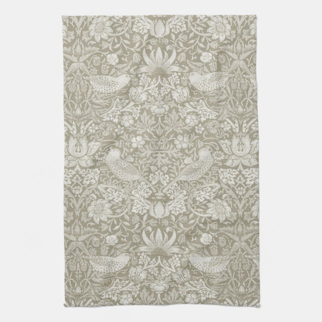 Paño De Cocina Ladrón de fresa Ivory, William Morris (Vertical)