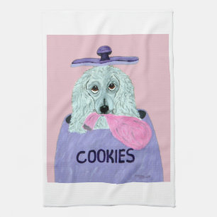 Paño De Cocina Ladrón de Galletas Caniche 