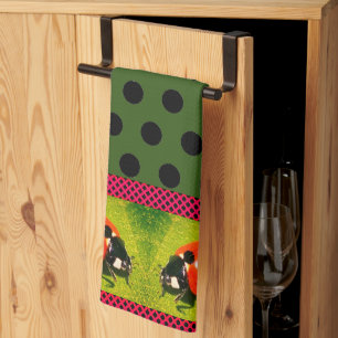 Paño De Cocina LadyBug con puntos