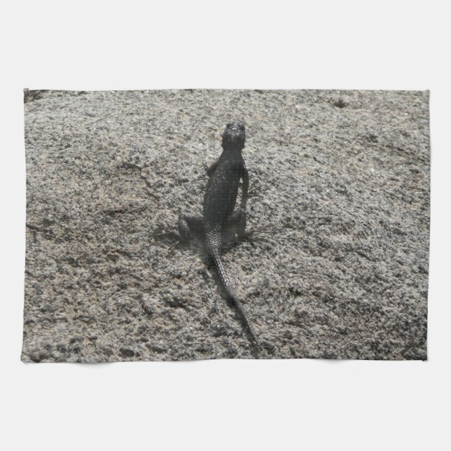 Paño De Cocina Lagarto Negro (Horizontal)