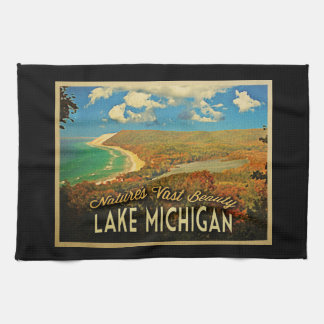 Paño De Cocina Lago Michigan Vintage
