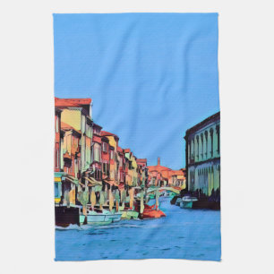 Paño De Cocina Laguna veneciana - MURANO - vista
