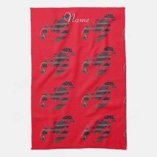 Paño De Cocina Langostas rojas de Maine Thunder_Cove 