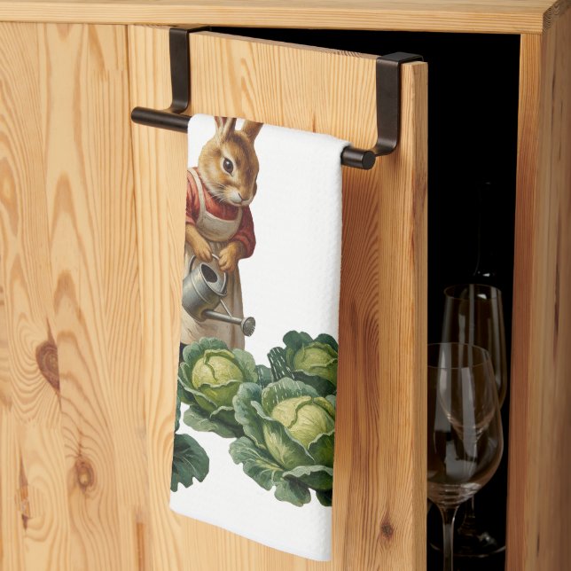 Paño De Cocina Lapine aux choux (Pliegue de tercios)