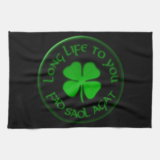 Paño De Cocina Larga vida a usted refrán irlandés