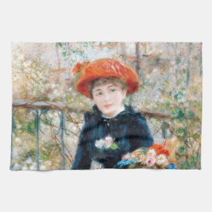 Paño De Cocina Las dos hermanas, en la terraza Auguste Renoir