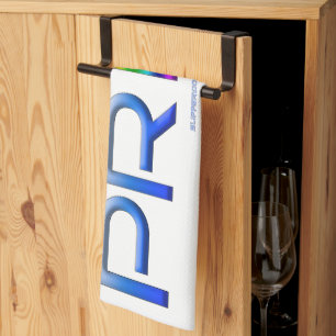 Paño De Cocina Las letras metálicas de la palabra orgullo de Slip