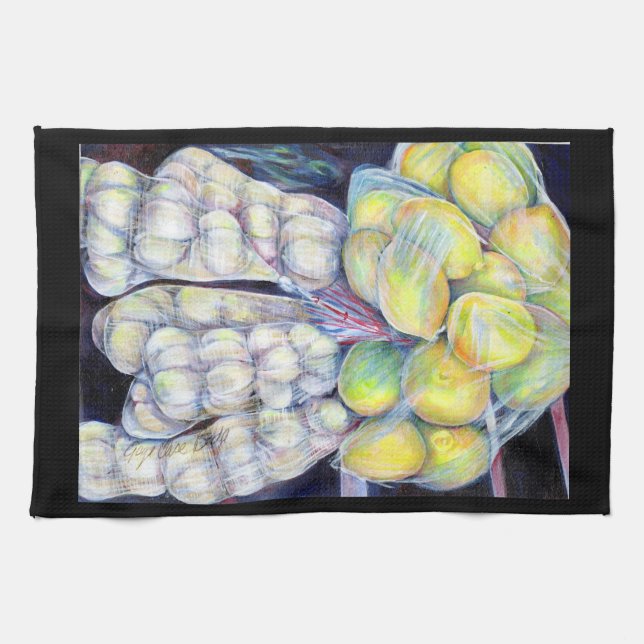 Paño De Cocina Las maravillas de los mercados occidentales, Singa (Horizontal)