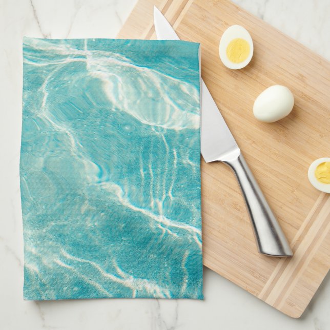 Paño De Cocina las olas del mar (Doblado Cuarto)