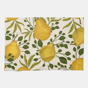 Paño De Cocina Las orejas amarillas dejan el fondo blanco