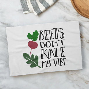 Paño De Cocina Las remolachas no mueven mi vibe