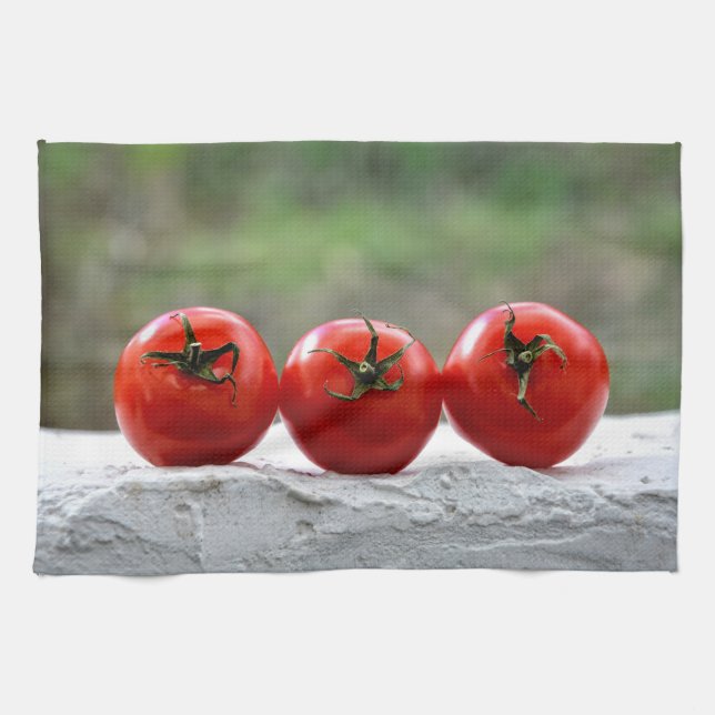 Paño De Cocina Las tres tomates (Horizontal)