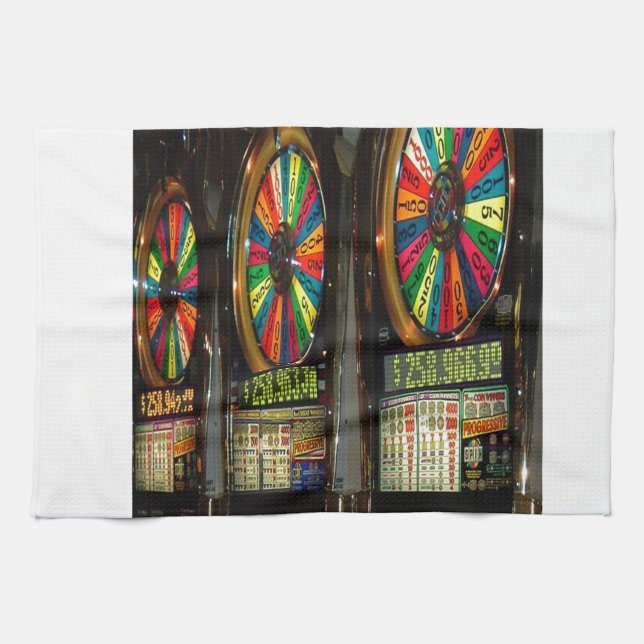 Paño De Cocina Las Vegas Slot Machines (Horizontal)