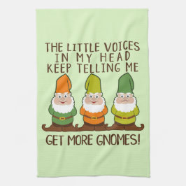 Paño De Cocina Las voces de Littles consiguen más gnomos