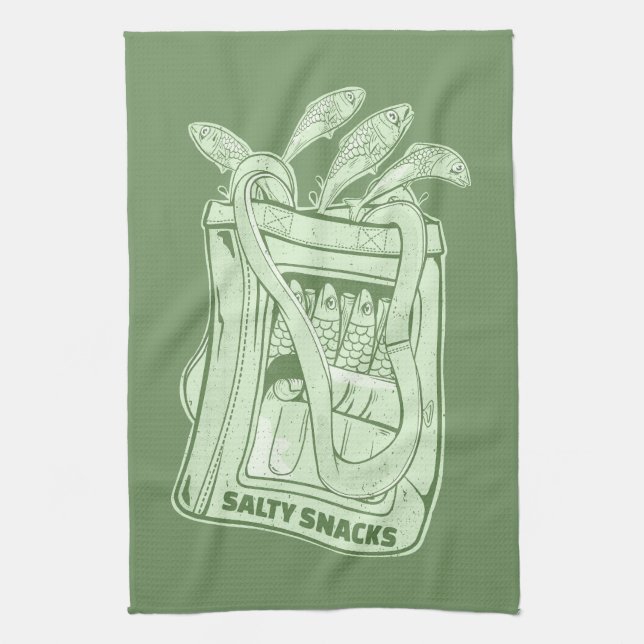 Paño De Cocina Lata de sardinas snack salado (Vertical)