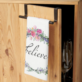 Paño De Cocina Lavanda acuática Rosa salvaje rosa, cree