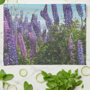 Paño De Cocina lavanda en la orilla del lago