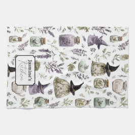 Paño De Cocina Lavanda Personalizada y Botica