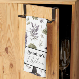 Paño De Cocina Lavanda Personalizada y Botica