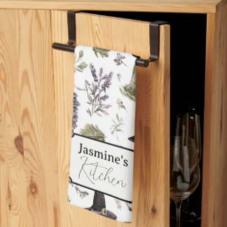 Paño De Cocina Lavanda Personalizada y Botica
