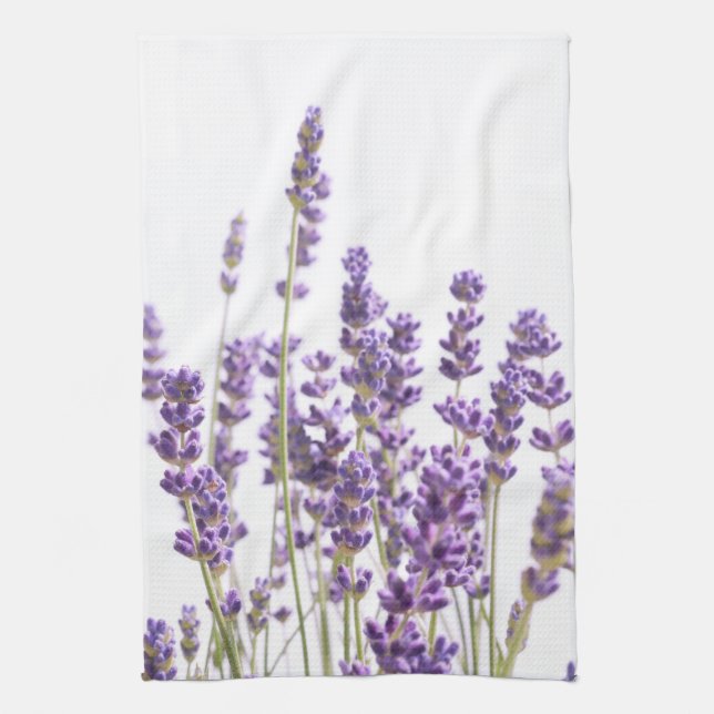 Paño De Cocina Lavanda púrpura #1 #decoración #art (Vertical)